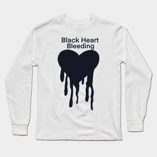 Black Heart Bleeding Long Sleeve T-Shirt